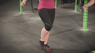 Coach Staci showing you how to balance on one leg