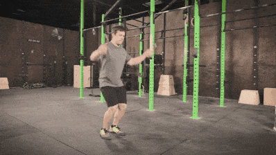 Coach Jim showing you jump rope singles