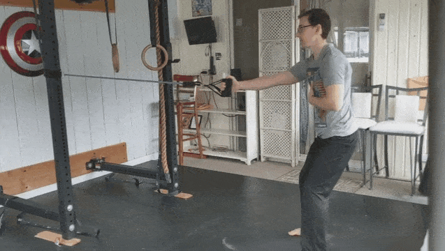 Make sure your anchor is sturdy here.