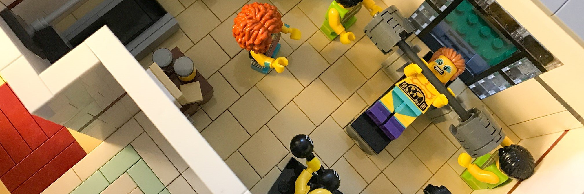 These LEGOs aren't six feet apart though.
