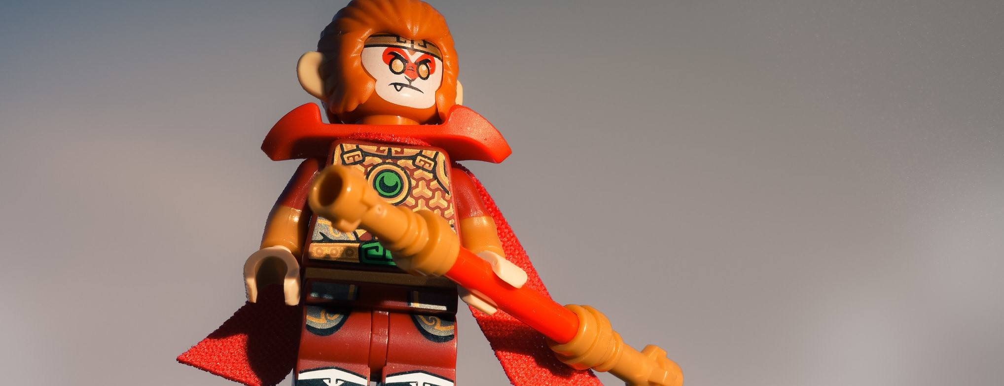 I imagine the Monkey King shown here can touch his toes pretty easily.