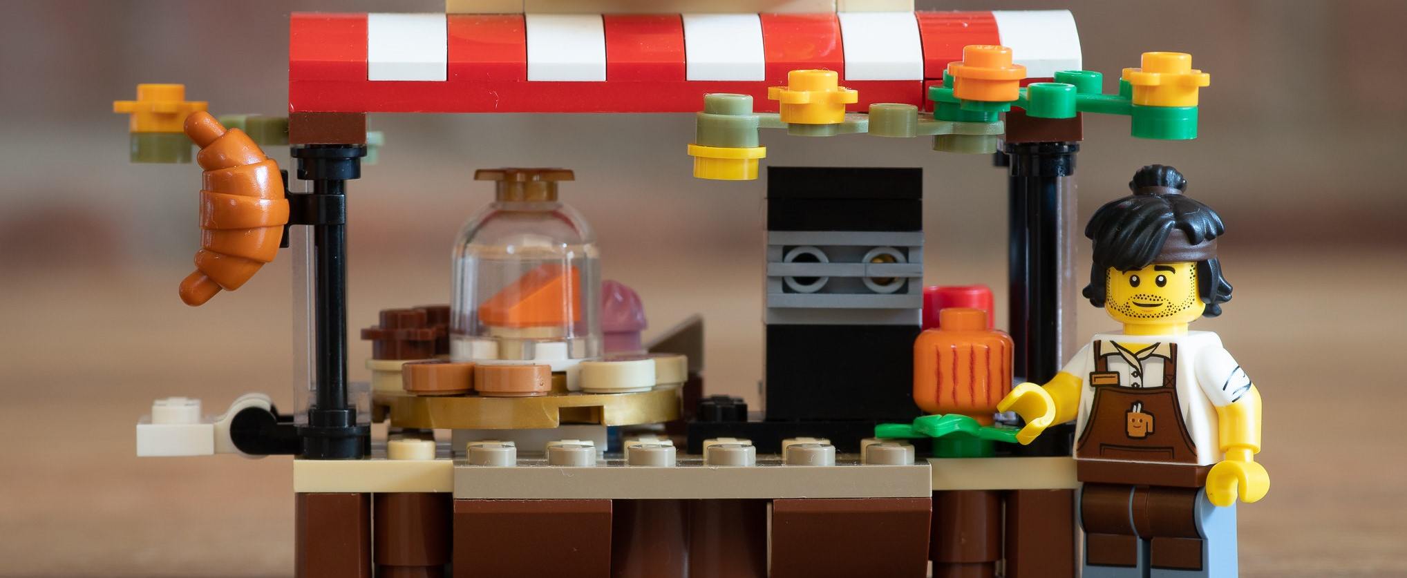 This photo shows a LEGO in front of his food chart, where he determines portion sizes.