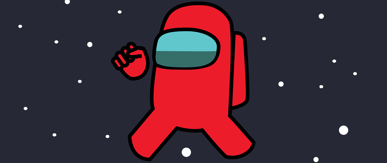A character from Among Us, who probably deals with imposter syndrome.