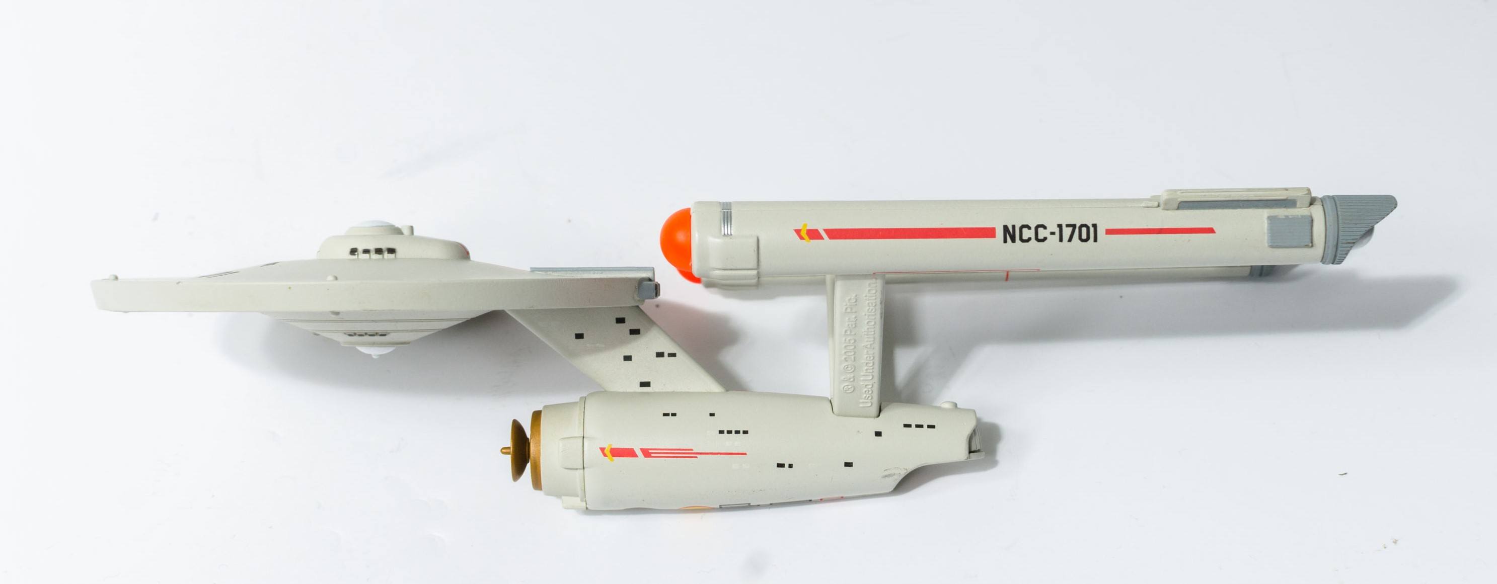 A picture of the Enterprise, which I imagine is full of small spaces.