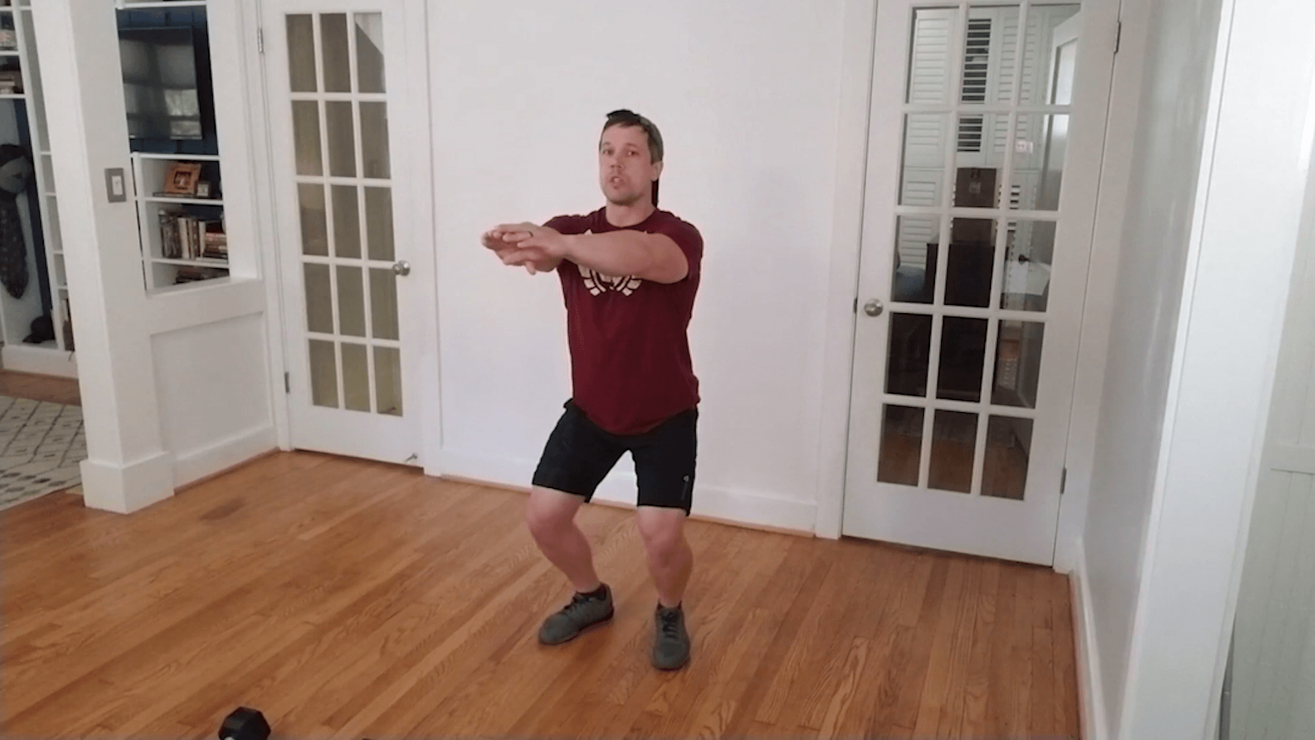 Coach Jim doing the power position