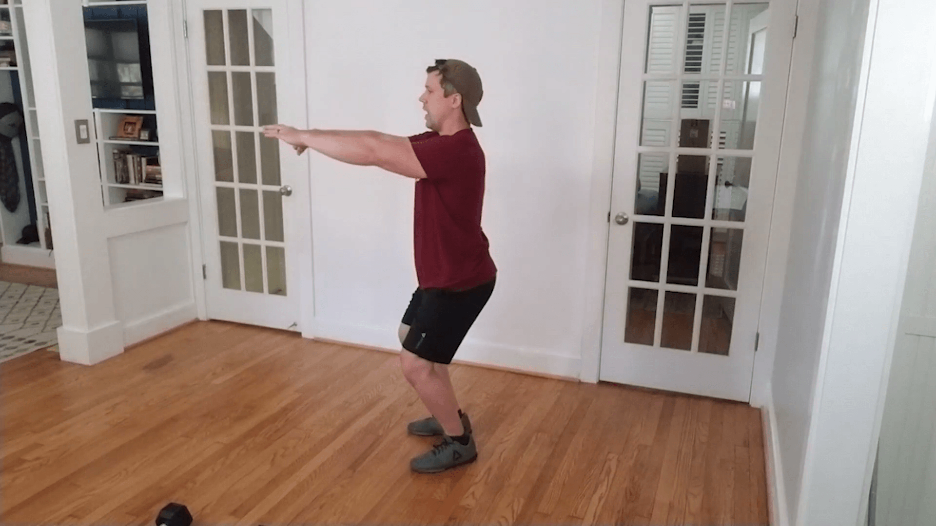 Coach Jim doing the power position