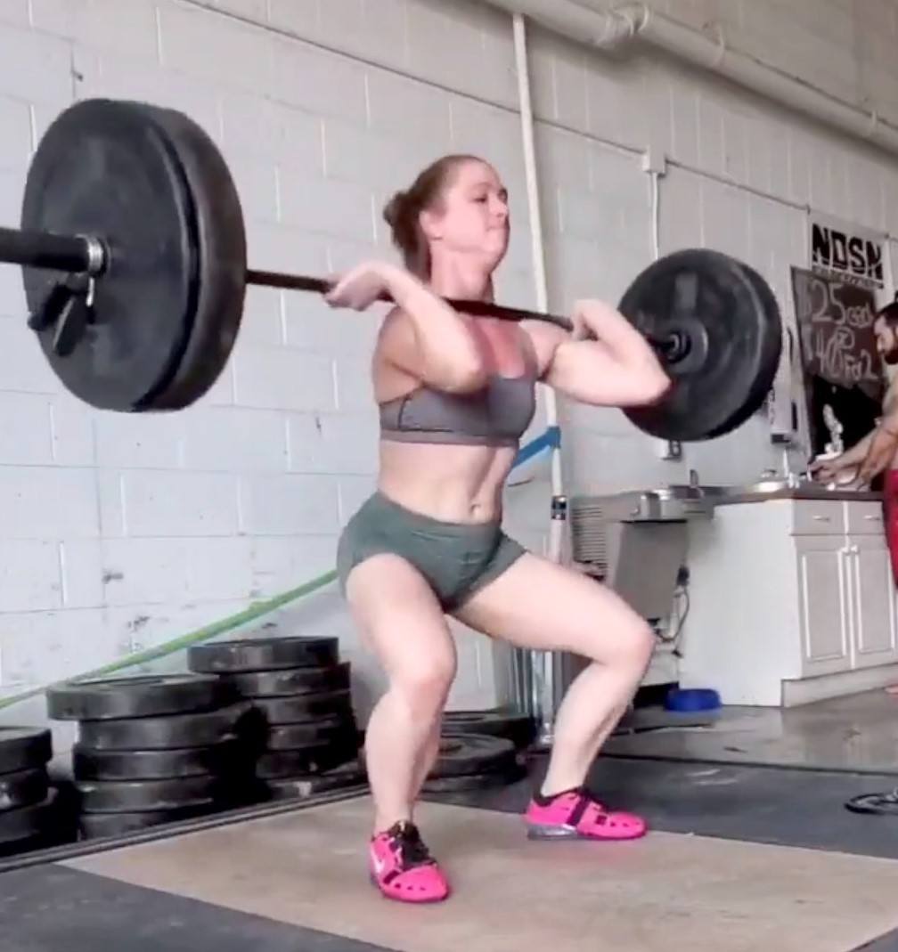 Coach Staci doing a clean