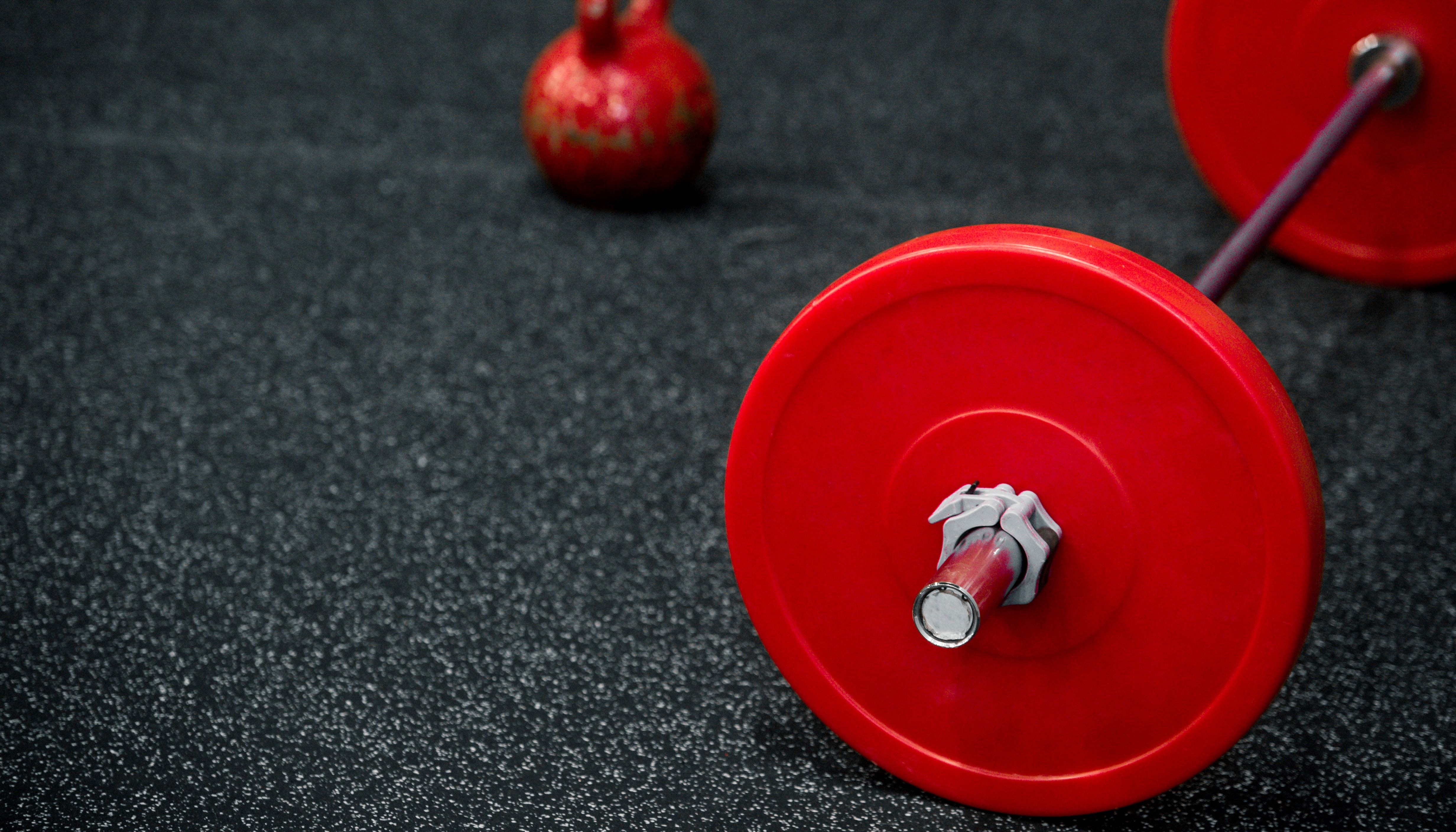 Closeup image of a fitness equipment. 