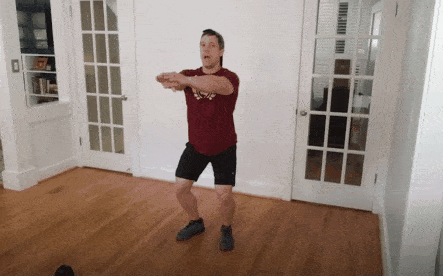 Coach Jim doing the power position