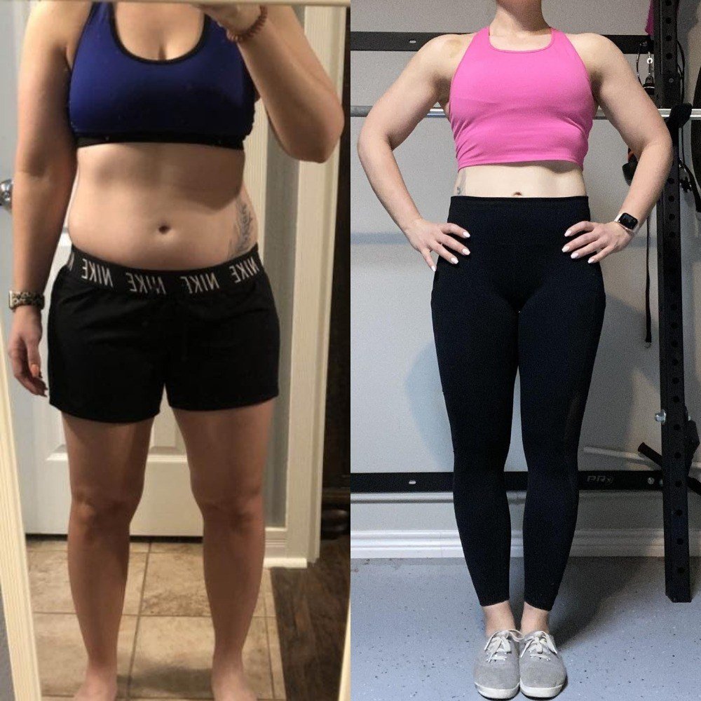 Megan before and after