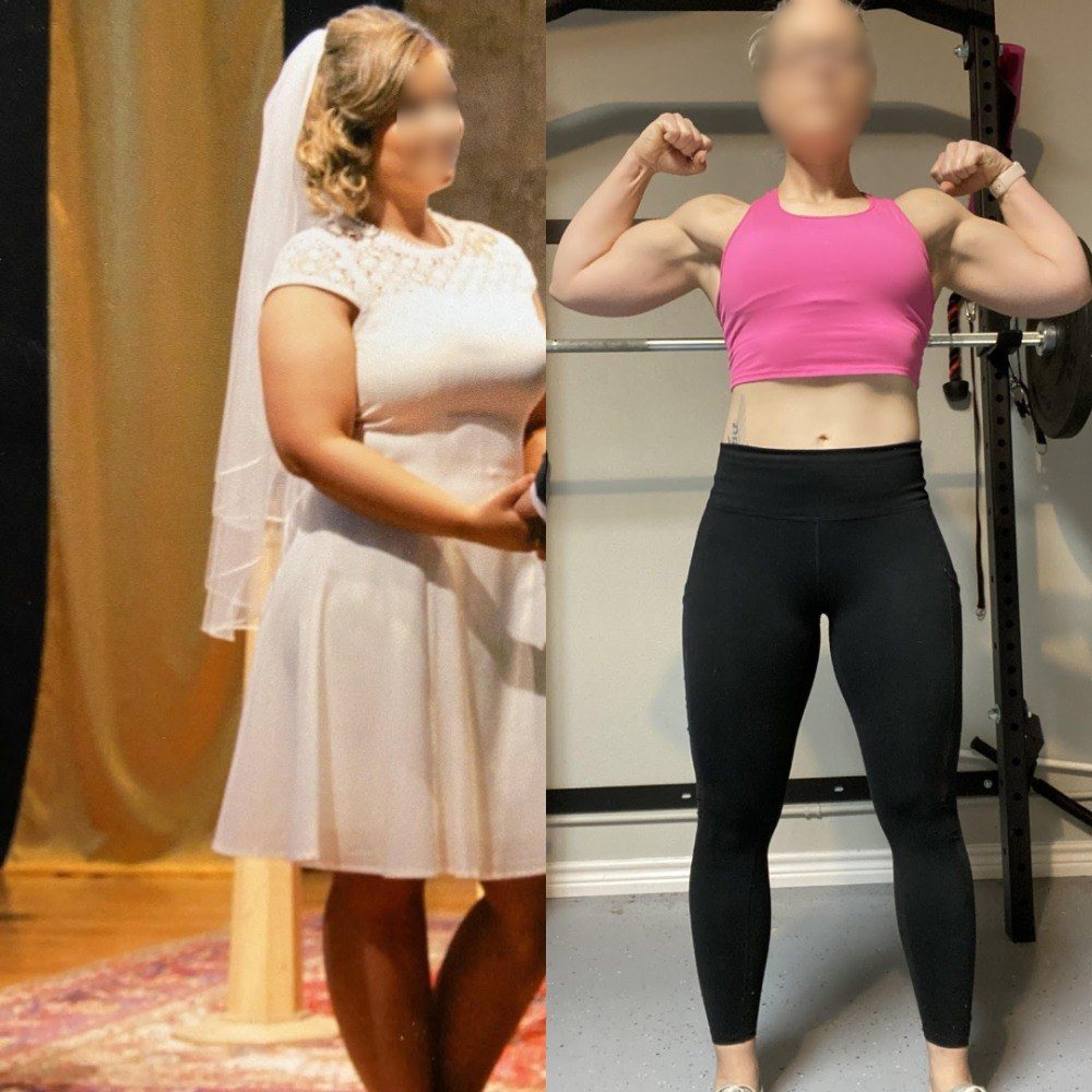 Megan before and after
