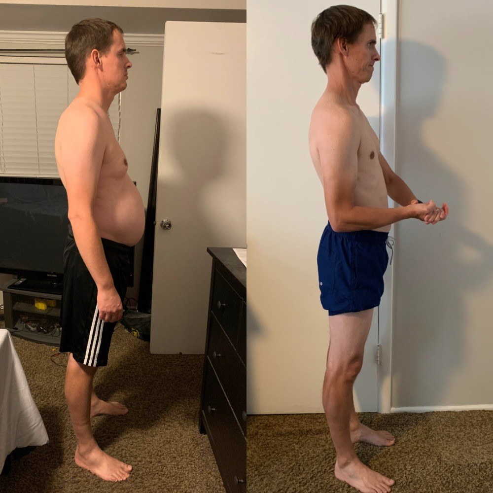 Brent before and after