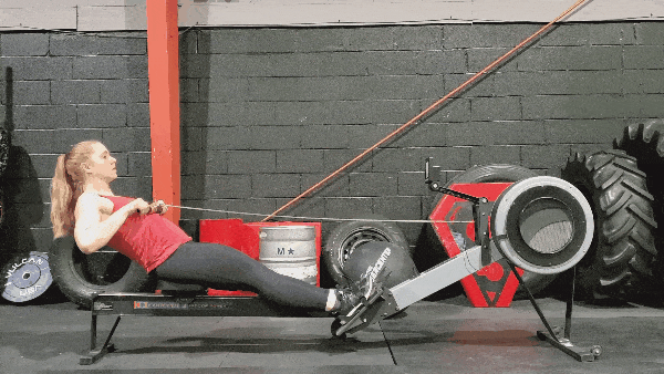 Coach Staci demonstrates proper technique for the recovery