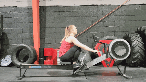 Coach Staci demonstrating proper stroke technique