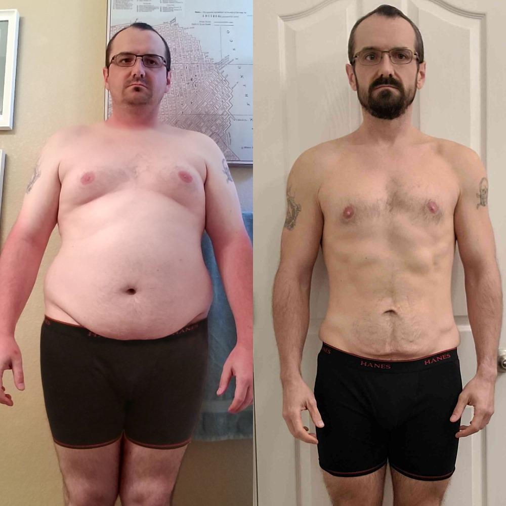 Jason before and after